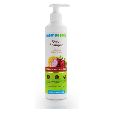 Mamaearth Onion Hair Fall Shampoo for Hair Growth with added Keratin 250ml