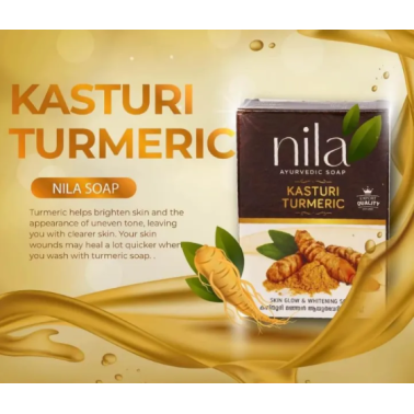 Savon Nila Kasturi au Curcuma 75g