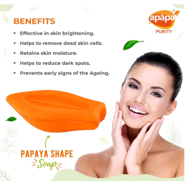 Apapa Papaya Soap 150g