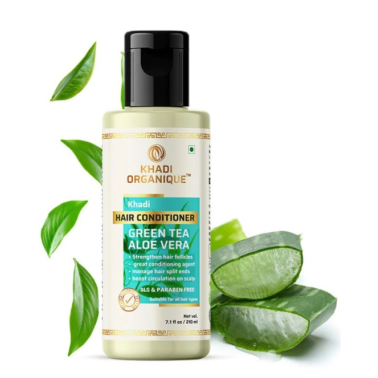 Après-shampoing Khadi Thé Vert & Aloe Vera 210 ml