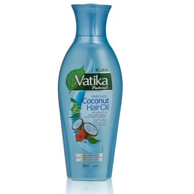 Dabur Vatika Huile Capillaire à la Noix de Coco et aux Feuilles de Curry 250ml