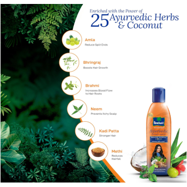 Huile capillaire ayurvédique Parachute Advansed 300 ml