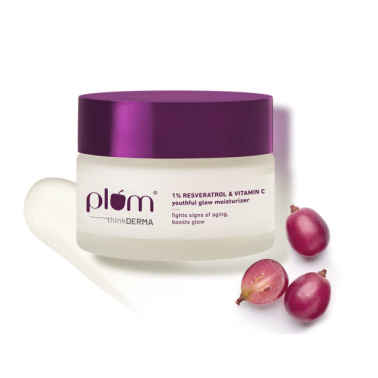 Plum – Crème hydratante anti-âge au resvératrol 1 % et à la vitamine C