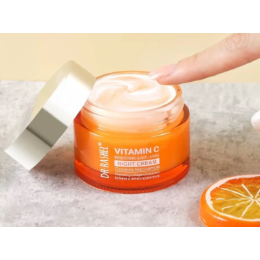 DR.RASHEL Crème de nuit anti‑âge à la vitamine C 50g