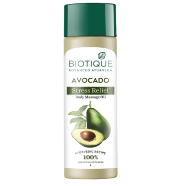 Biotique Avocado Stress Relief Body Massage Oil 200 ml