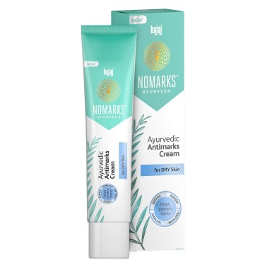 Bajaj Nomarks Ayurvedic Antimarks Cream For Dry Skin Helps Prevents Marks